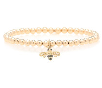 Sydney Evan Armband Bumblebee aus 14kt Gelbgold mit Diamanten und Saphiren