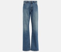 Alaia Low-Rise Straight Jeans Lover