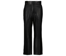Khaite Cropped-Hose Melie aus Leder