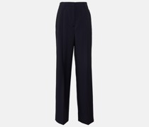 Prada High-Rise-Hose aus Wolle und Mohair