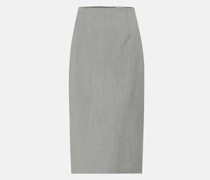 Alexander McQueen Bleistiftrock aus Wolle