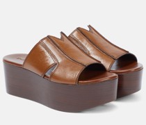 See By Chloe Plateau-Pantoletten Hazel aus Leder