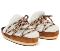 Slippers mit Shearling