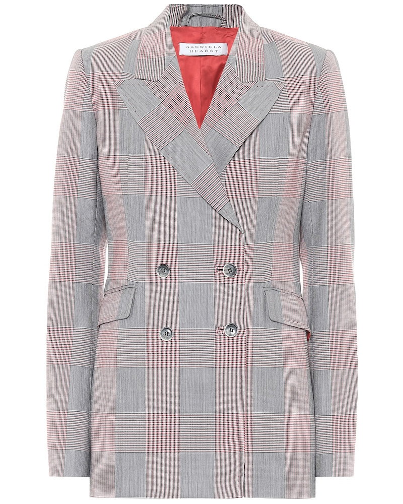 Gabriela Hearst Damen Gabriela Hearst Karierter Blazer Angela