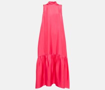 Asceno Maxikleid Oslo aus Seiden-Twill