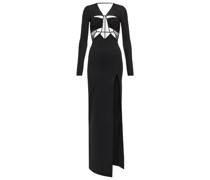 Maxikleid aus Jersey mit Cut-outs