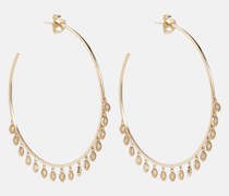 Ohrringe aus 14kt Gelbgold mit Diamanten