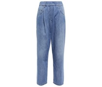 Brunello Cucinelli High-Rise Straight Jeans