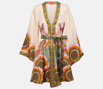 La DoubleJ Minikleid Magnifico aus Seiden-Twill