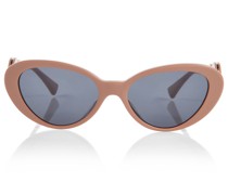 Versace Verzierte Cat-Eye-Sonnenbrille