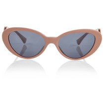 Verzierte Cat-Eye-Sonnenbrille