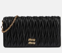Miu Miu Smartphone-Etui aus Matelasse-Leder