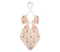 Agua by Agua Bendita Bedruckter Badeanzug Mejorana
