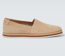 Espadrilles aus Veloursleder