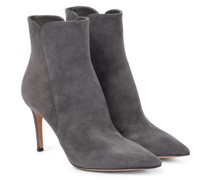 Gianvito Rossi Ankle Boots Levy aus Veloursleder