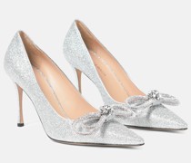 Verzierte Pumps Double Bow