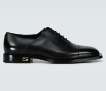 Fendi Schnuerschuhe FF Baguette aus Leder