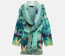 Alanui Cardigan Natural Sanctuary aus Jacquard