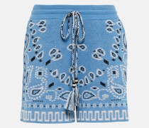 Shorts Bandana aus einem Baumwollgemisch