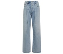 Agolde High-Rise Tapered Jeans