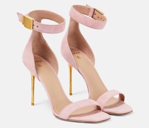 Balmain Sandalen aus Veloursleder