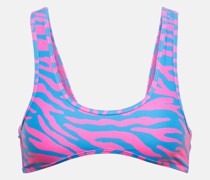 Reina Olga Bedrucktes Bikini-Oberteil Coolio