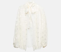 Dolce&Gabbana Schluppenbluse aus einem Seidengemisch