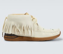 Visvim Mokassins FBT aus Veloursleder