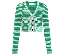 Self-Portrait Cardigan aus einem Baumwollgemisch