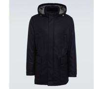 Thom Sweeney Car Coat aus Wolle und Kaschmir