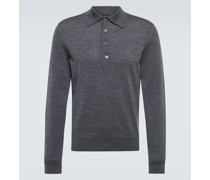 Tom Ford Langaermliges Poloshirt aus Wolle