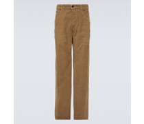 Straight Jeans aus Baumwoll-Cord