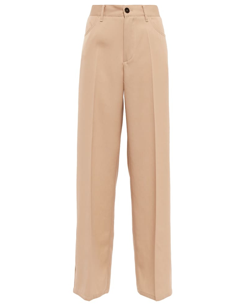 Jil Sander Damen Jil Sander Weite Hose aus Schurwolle