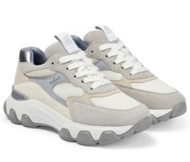 Hogan Sneakers Hyperactive aus Leder und Veloursleder