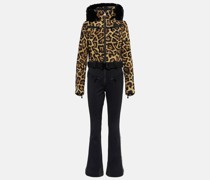 Goldbergh Skianzug mit Faux Fur
