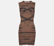 Jean Paul Gaultier X KNWLS Bedrucktes Minikleid aus Jersey