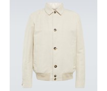 Loro Piana Blouson aus Baumwolle und Leinen