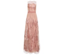 Costarellos Robe aus Tuell mit Pailletten