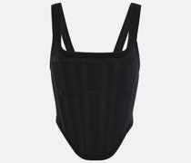 Dion Lee Top aus Jersey