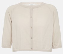 'S Max Mara Cropped-Cardigan Tunica aus Wolle