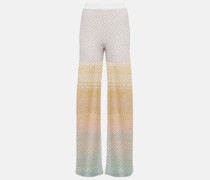 Missoni High-Rise-Hose mit Pailletten