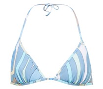 Bedrucktes Bikini-Oberteil