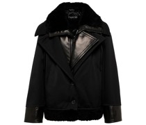 Tom Ford Jacke mit Leder und Faux Fur