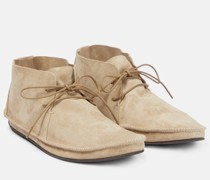 The Row Schnuerschuhe Tyler aus Veloursleder