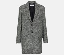 Max Mara Blazer Ovale aus Tweed