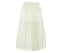 Brock Collection Midirock Roulette aus Seidenchiffon