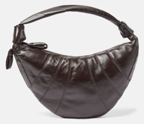 Schultertasche Fortune Croissant aus Leder
