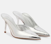 Gia Borghini Mules Abella aus Metallic-Leder