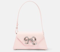 Self-Portrait Schultertasche Bow Mini aus Leder