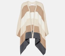 Velvet Poncho Jonas aus einem Wollgemisch
